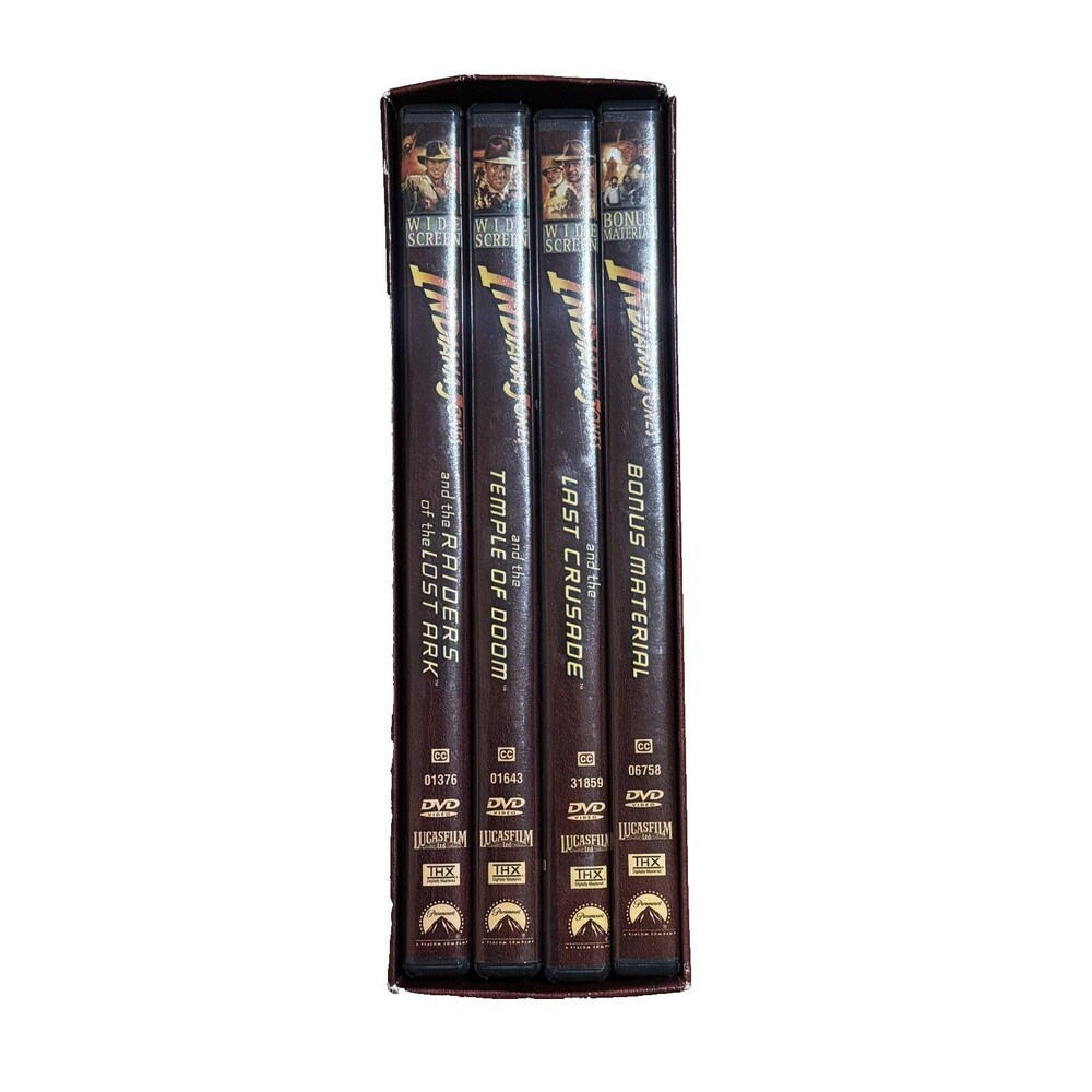 The Adventures of Indiana Jones Complete DVD Movie Collection Widescreen THX NEW - Picture 2 of 2